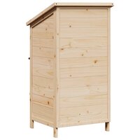 Tuinschuur Naturel 59,5 x 56 x 113,5 cm Bewerkt hout 7