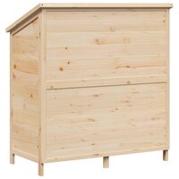 Tuinschuur Naturel 106 x 56 x 113,5 cm Bewerkt hout 7