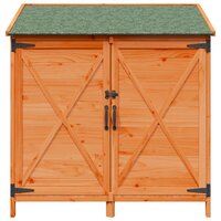 Tuinschuur Bruin 106 x 56 x 113,5 cm Bewerkt hout 5