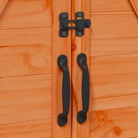 Tuinschuur Bruin 106 x 56 x 113,5 cm Bewerkt hout 9