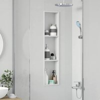 DouchenisWit 90 x 20 x 9,5 cm Roestvrij staal 4