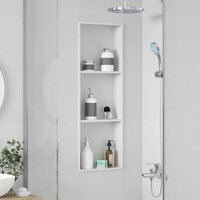 DouchenisWit 90 x 30 x 9,5 cm Roestvrij staal 4