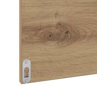 Badkamermeubelset 2 pcs Artisan Eiken Geperst Hout en Metaal 12