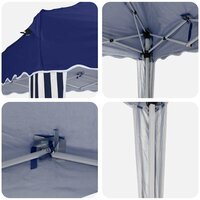 Pop-up partytent 195 x 195 x 245 cm Blauw Oxford Stof 9