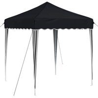 Pop-up partytent 195 x 195 x 245 cm Antracietkleurig 2
