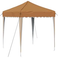 Pop-up partytent 195 x 195 x 245 cm Beige Oxford Stof 2