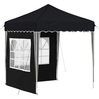 Pop-up partytent 195 x 195 x 245 cm Antracietkleurig 2