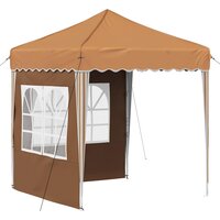 Pop-up partytent 195 x 195 x 245 cm Beige Oxford Stof 2
