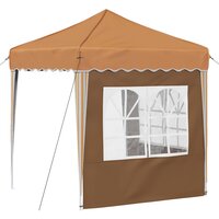 Pop-up partytent 195 x 195 x 245 cm Beige Oxford Stof 8