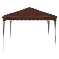 Pop-up partytent 288 x 288 x 245 cm Bruin Oxford Stof 6
