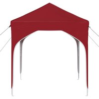 Pop-up partytent 194 x 194 x 245 cm Bordeauxrood 6