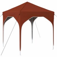 Pop-up partytent 194 x 194 x 245 cm Terracotta 2