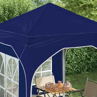Pop-up partytent 192 x 192 x 245 cm Blauw 4