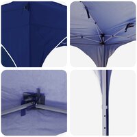 Pop-up partytent 192 x 192 x 245 cm Blauw 11