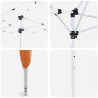 Pop-up partytent 290 x 290 x 245 cm Oranje 10