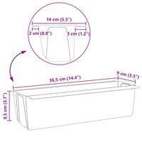 Bloembakken voor Euro-pallets 12 pcs Groen 36 x 13,5 x 9,5 cm 8