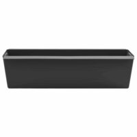 Bloembakken voor Euro-pallets 12 pcs Zwart 36 x 13,5 x 9,5 cm 4
