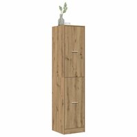 Apothekerskast 40x41x174,5 cm bewerkt hout artisanaal eiken 5