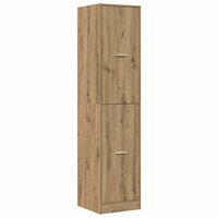 Apothekerskast 40x41x174,5 cm bewerkt hout artisanaal eiken 10