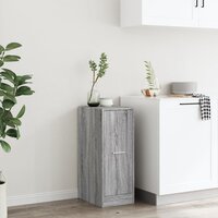 Apothekerskast 30x41x77,5 cm bewerkt hout grijs sonoma eiken 3