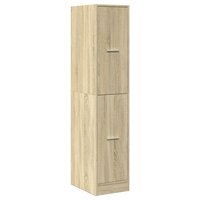 Apothekerskast Sonoma eiken 30x41x144,5 cm bewerkt hout 4