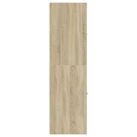Apothekerskast Sonoma eiken 30x41x144,5 cm bewerkt hout 7