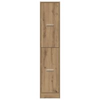 Apothekerskast Artisian Oak 30x41x144,5 cm bewerkt hout 6