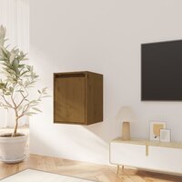 Wandkasten 2 st 30x30x40 cm massief grenenhout honingbruin 3