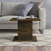 Salontafel 55,5x55,5x40 cm bewerkt hout gerookt eikenkleurig 3