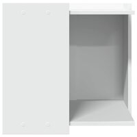 Kattenbakkast 53x53x51 cm bewerkt hout wit 6