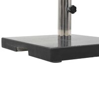 Parasolvoet vierkant 20 kg graniet zwart 6