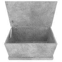 Opbergbox 70x40x38 cm bewerkt hout betongrijs 7