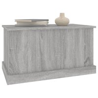 Opbergbox 70x40x38 cm bewerkt hout grijs sonoma eikenkleurig 8