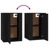 Tv-wandmeubel 40x34,5x60 cm zwart 9