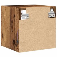 Tv-wandmeubel met LED-verlichting 30x28,5x30 cm oud houtkleurig 9