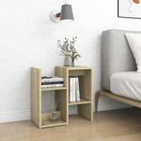 Nachtkastje 50x30x51,5 cm bewerkt hout sonoma eikenkleurig 3