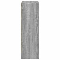 Boekenkast 40x24x76 cm bewerkt hout grijs sonoma eikenkleurig 6