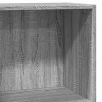 Boekenkast 40x24x76 cm bewerkt hout grijs sonoma eikenkleurig 7