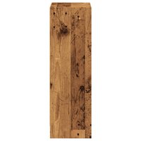 Boekenkast 40x24x76 cm bewerkt hout oud houtkleurig 6