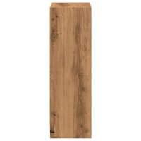 Boekenkast 40x24x76 cm bewerkt hout artisanaal eikenkleurig 6