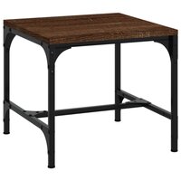 Bijzettafels 2 st 40x40x35 cm bewerkt hout bruineiken 5