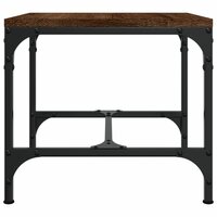 Bijzettafels 2 st 40x40x35 cm bewerkt hout bruineiken 7