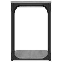 Bijzettafel 50x35x52 cm bewerkt hout grijs sonoma eikenkleur 5