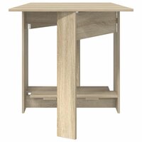 Eettafel 138 x 70 x 73,5 cm Bewerkt hout Sonoma Eiken 6