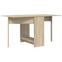 Eettafel 138 x 70 x 73,5 cm Bewerkt hout Sonoma Eiken 7