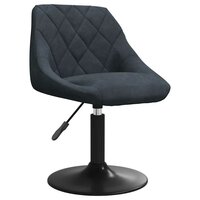 Eetkamerstoel fluweel donkergrijs 2