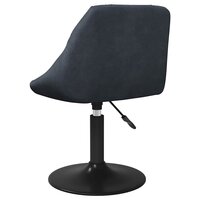Eetkamerstoel fluweel donkergrijs 5