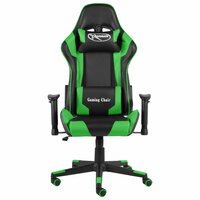 Gamestoel draaibaar PVC groen 2