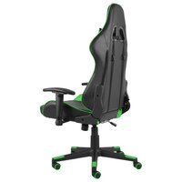 Gamestoel draaibaar PVC groen 4