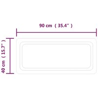 Badkamerspiegel LED 90x40 cm 5